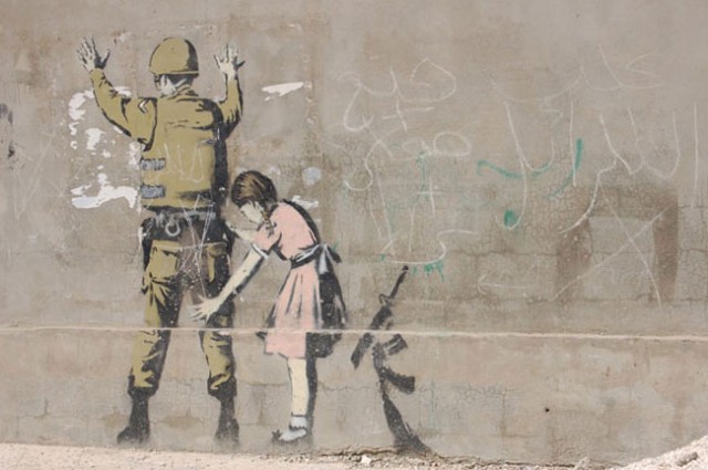 soldier and girl