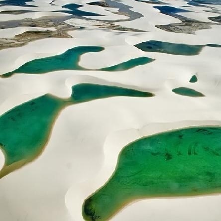 The Lencois Sand Dunes of Brazil