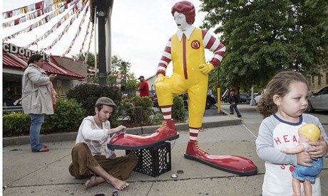 Banksy's Ronald McDonald statue